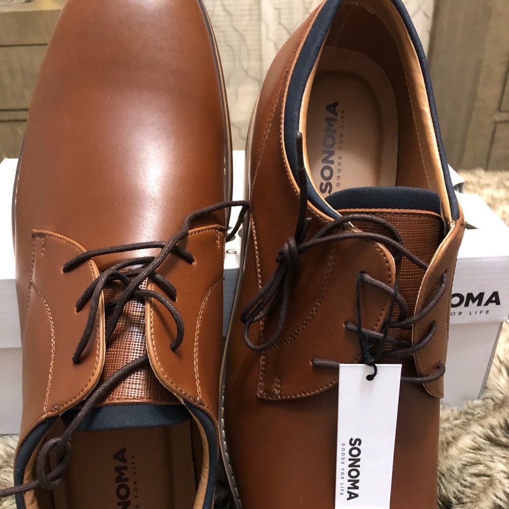 Sonoma Men’s brown dress shoes